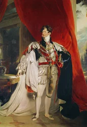 Le Prince Régent, plus tard George IV (1762-1830) dans ses robes de la Jarretière, 1816